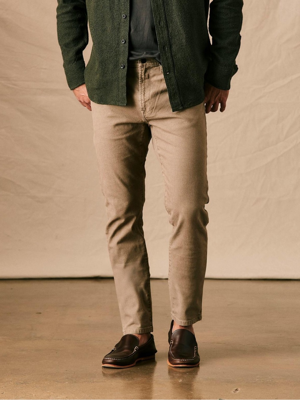 Proof Slim Fit Travel Pants Men’s 30x30 Khaki Performance Stretch Pants